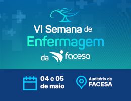 VI SEMANA DE ENFERMAGEM DA FACESA